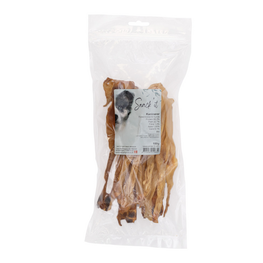 Snack'it Kaninører 100g Premium