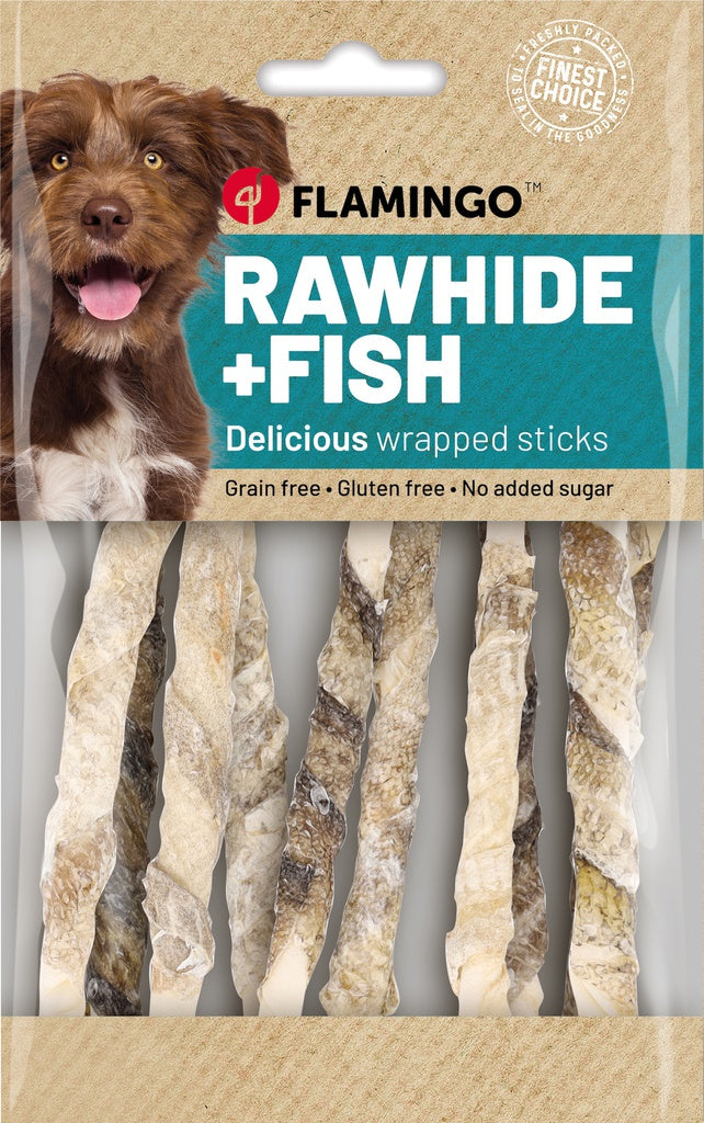 Raw'Hide Sicks m. Torskeskind 85G