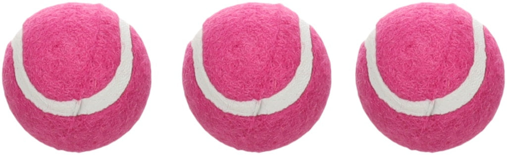 Tennisbolde pink Ø5,08cm 3-pak