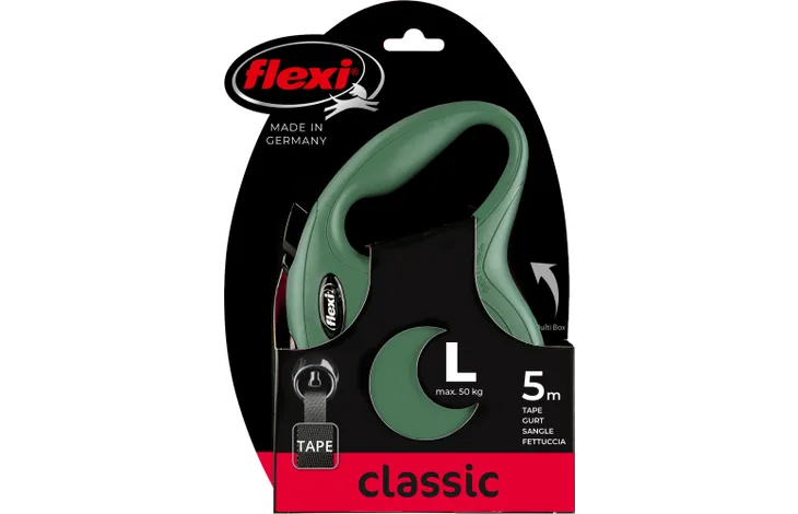 Flexi Classic Tape Olive green L