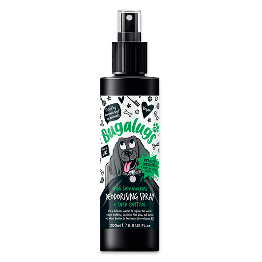 Bugalugs Duftspray med fældningskontrol og duft af Wild Lemongrass (200ml)