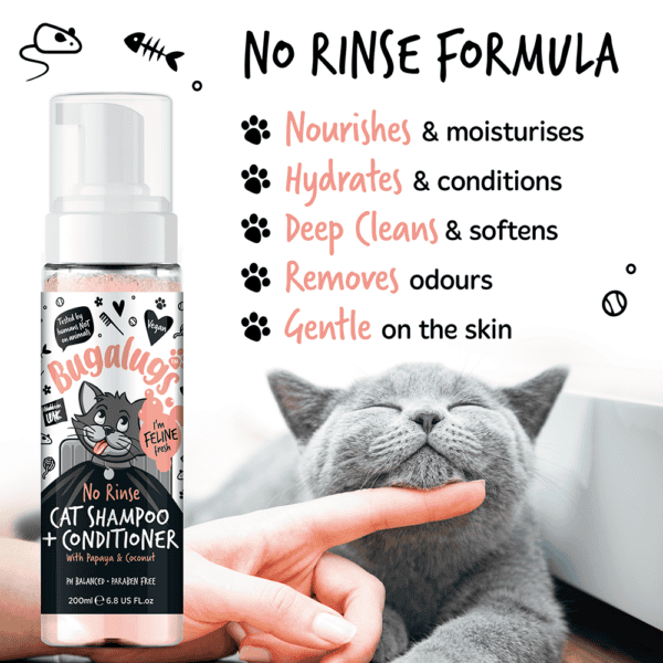 Bugalugs Tør Shampoo og Balsam med Papaya & Kokos (200ml)