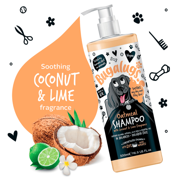 Bugalugs Havreshampoo med Kokos & Lime (500ml)