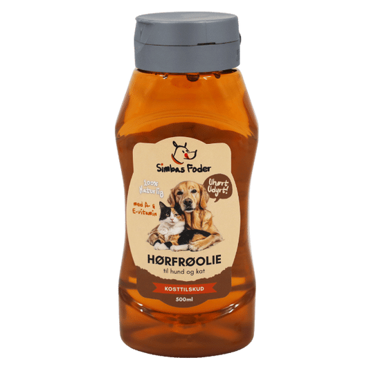 Simbas Foder Hørfrøolie 500 ml
