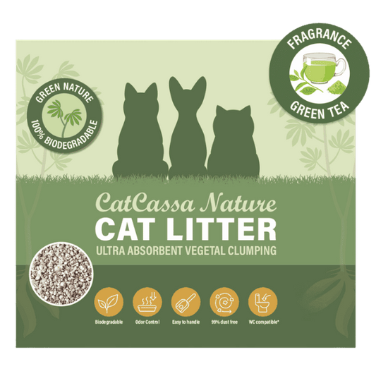 CatCassa Nature Kattegrus - Grøn Te