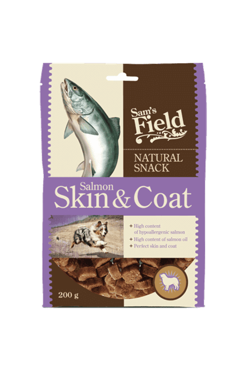 Sam’s Field Natural Snack Salmon Skin & Coat