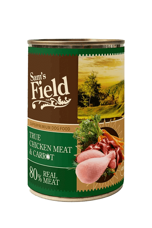 Sams Field Kylling & Gulerødder 400g