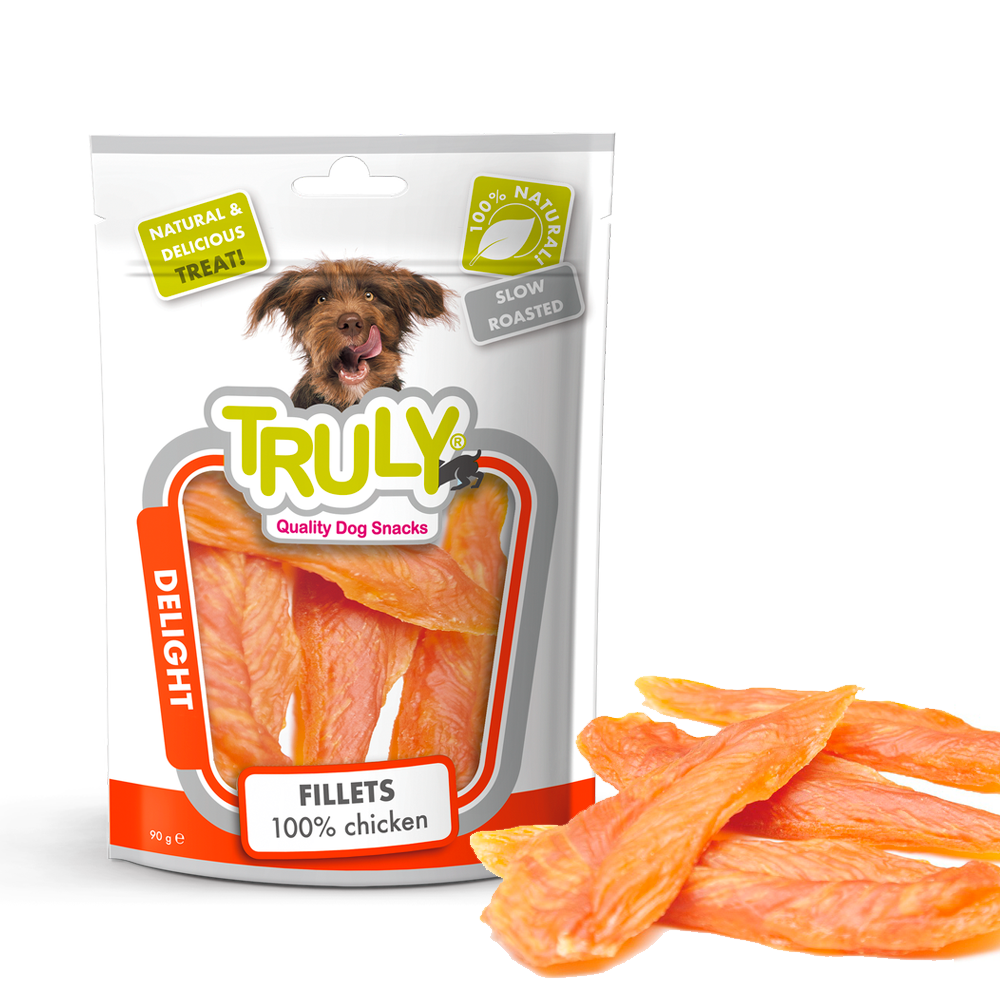 Truly Dog Chicken Filets 90g