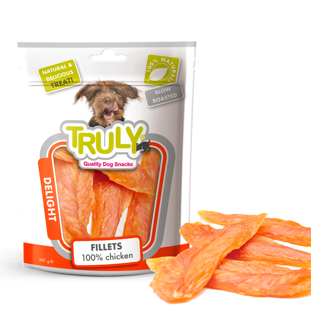 Truly Dog Chicken Filets 360g