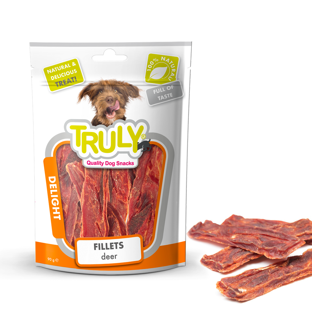 Truly Dog Deer Filets 85g